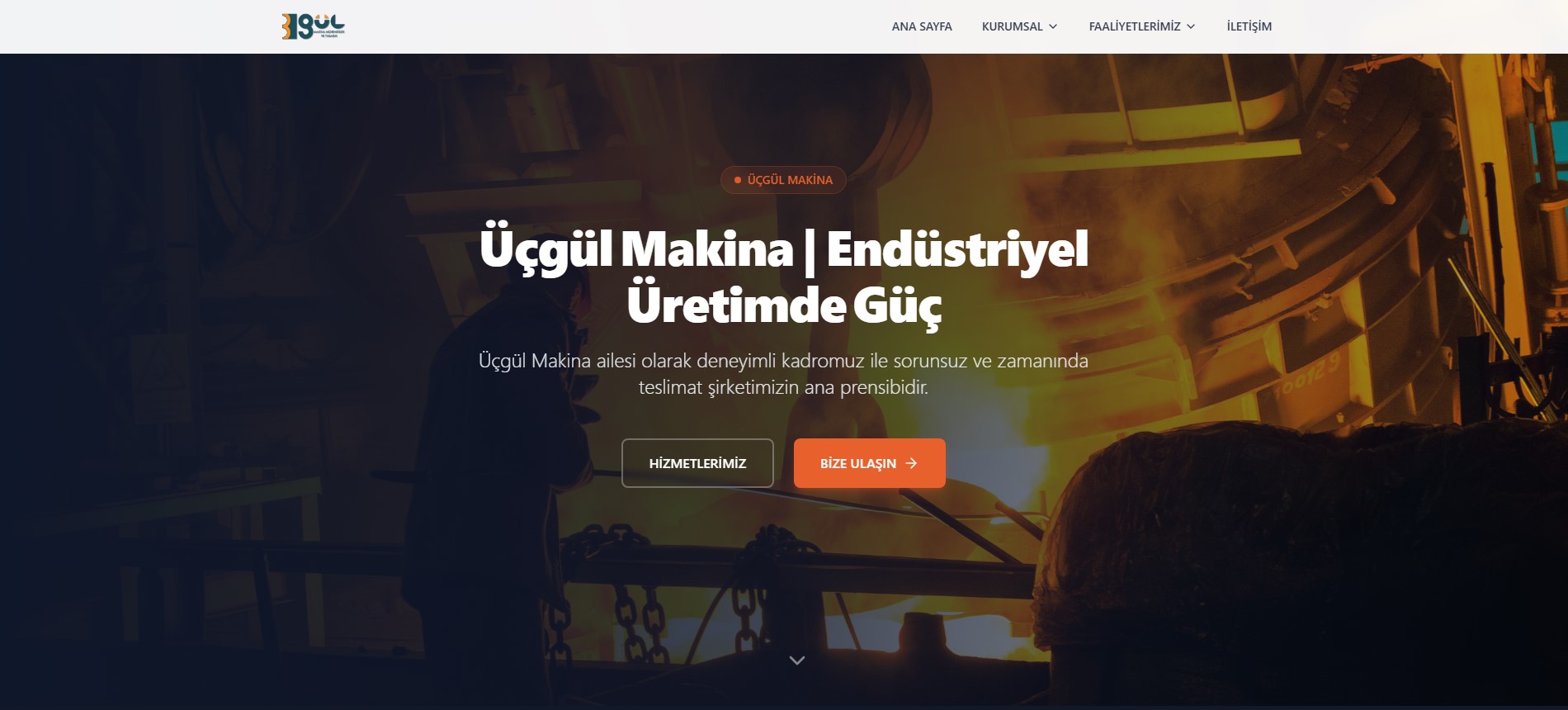 Üçgül Makina Website